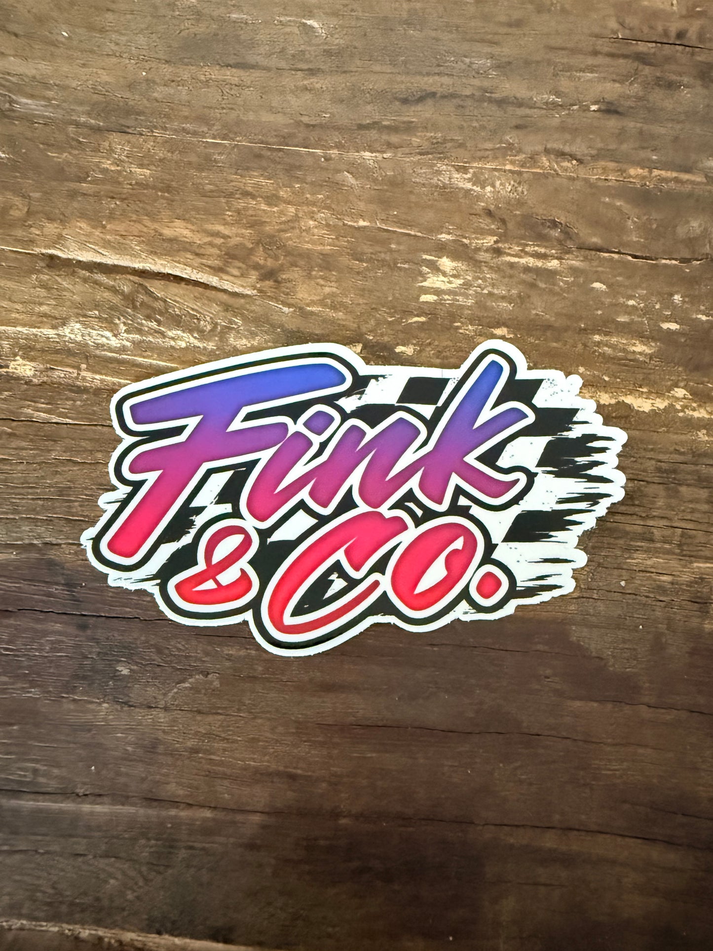 Fink&co flag sticker