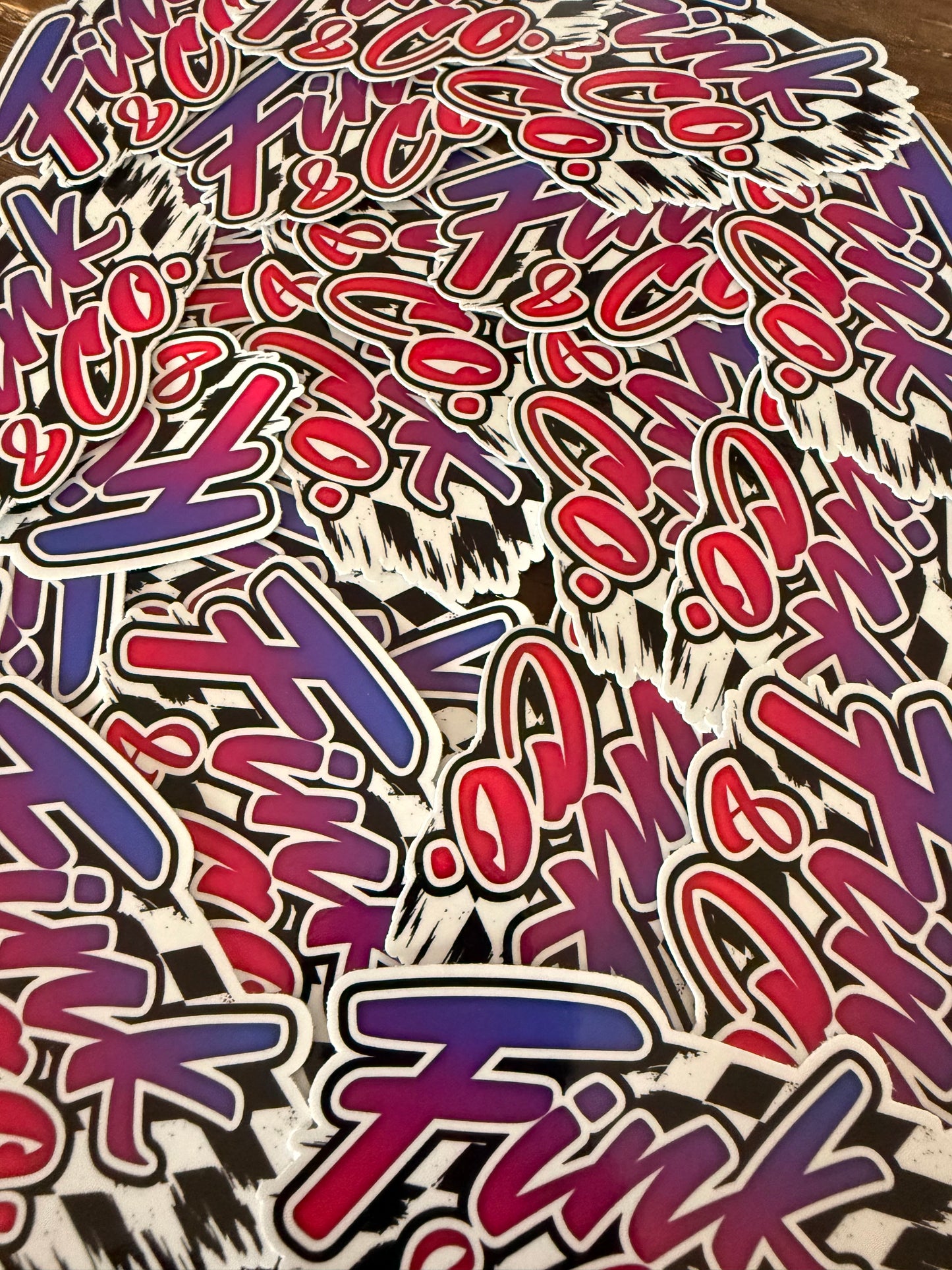 Fink&co flag sticker
