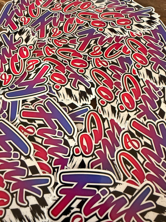 Fink&co flag sticker