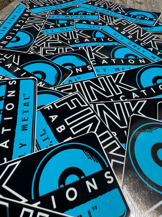 “FINK FAB” sticker